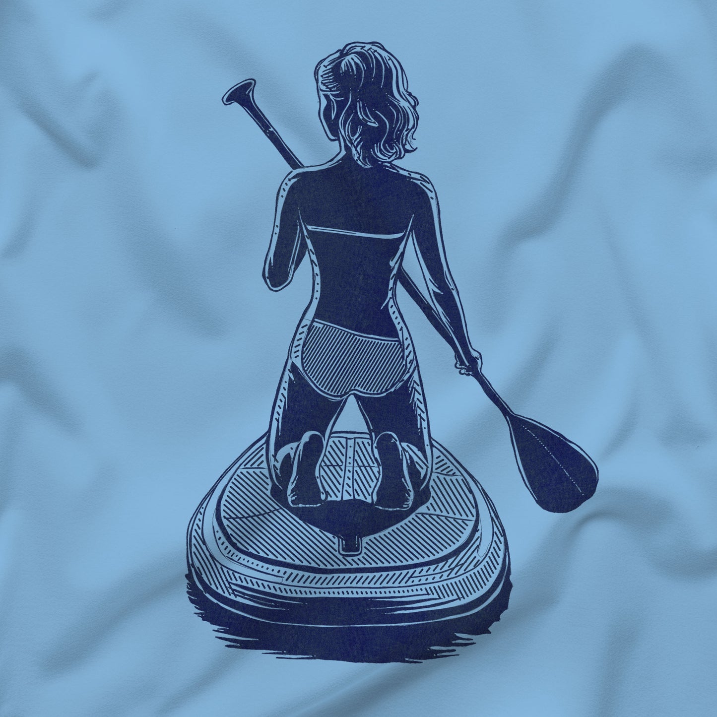 Surf Culture "Still Waters" Paddleboard Girl Graphic Tee